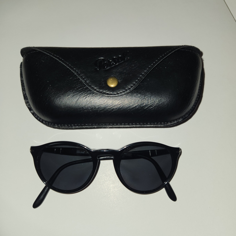 Persol Black Sunglasses with Case